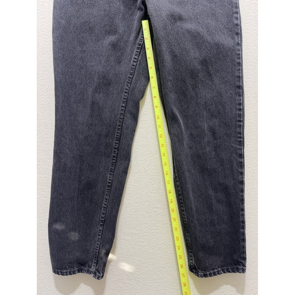 Vintage 1993 Men's Levi's 550 Orange Tab 33x30 Black Jeans Made In USA - Picture 6 of 17